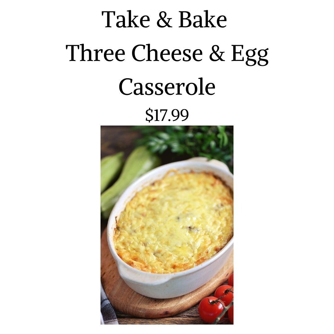 Three Cheese &amp; Egg Casserole