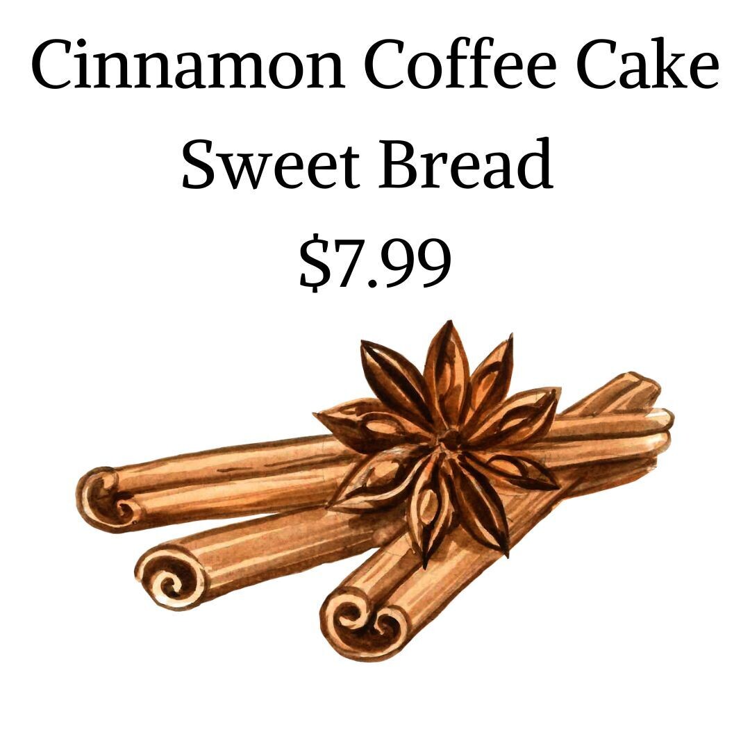 Cinnamon Coffee Cake Sweet Bread