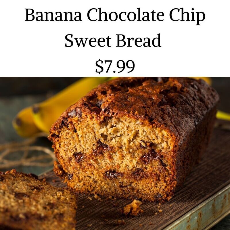Banana Chocolate Chip Sweet Bread