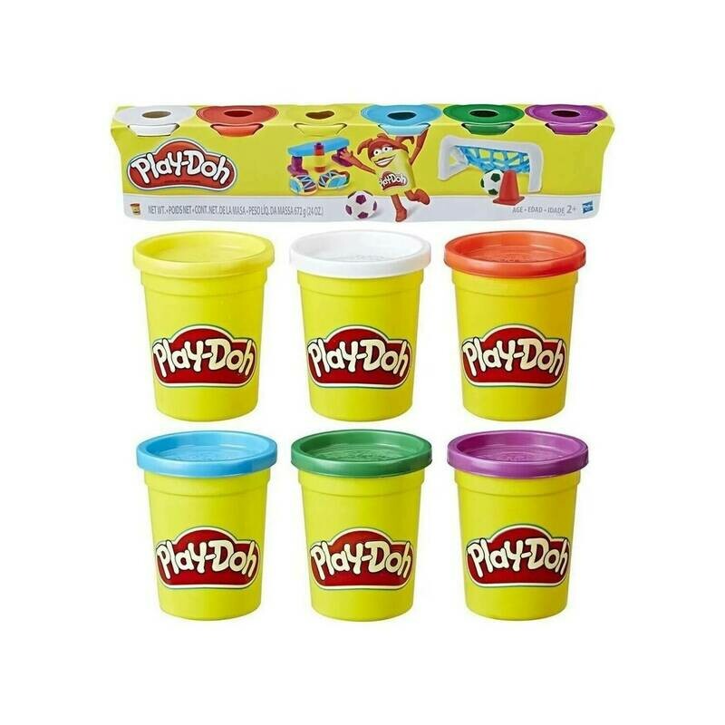 Play-Doh Empaque 4+2 Colores Primarios (Promo)