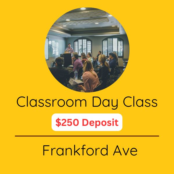 Day Class - $250 Deposit