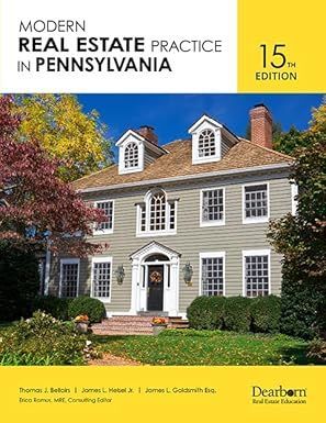 Modern Real Estate Practice In Pennsylvania 15th Edition EBook