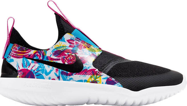 Nike Kids&#39; Grade School Flex Runner Fable Running Shoes, Girls&#39;, Floral Multi