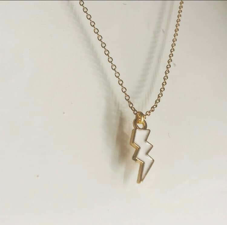 Electric Lightning Bolt Necklace