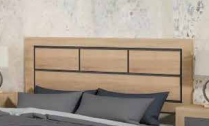 CABECERO MOD VERA CAMBRIAN Y GRIS