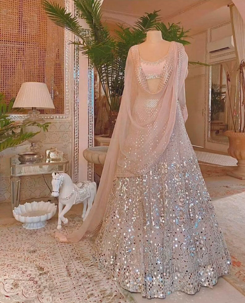 Bridal Exclusive indian lehenga choli wedding dress for women's heavy lehenga designer lehenga choli partywear dress bridesmaids dress