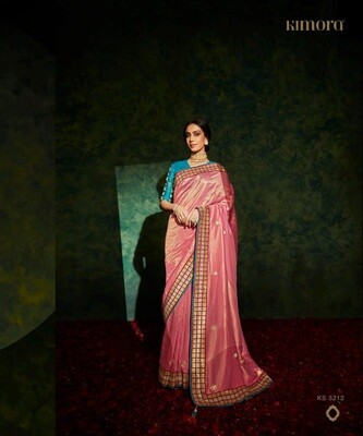 Indian Wear Fancy Saree In Pink