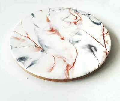 Marble Resin Art Turntable