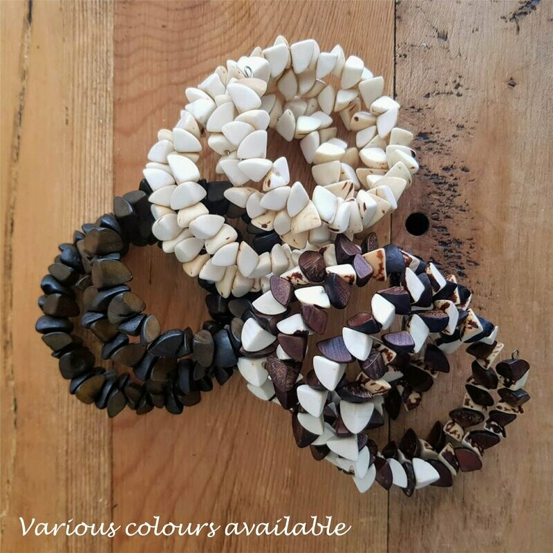 Bombona Seed Spiral Bracelet