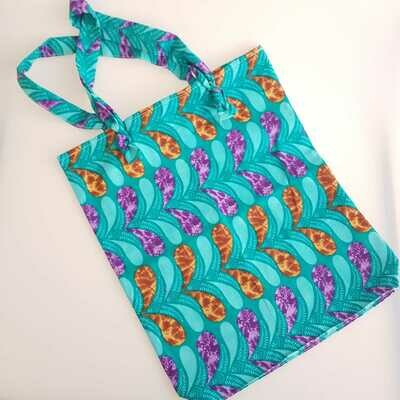 Handmade cotton shoulder bag - African prints