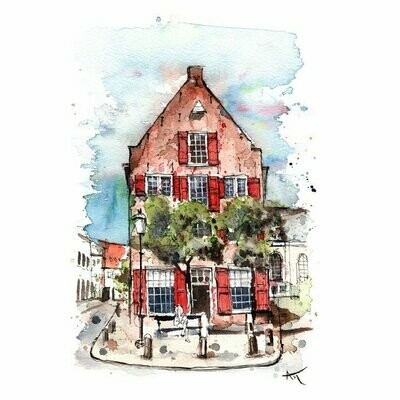 Art Print of Dutch Landmarks (Amersfoort House)