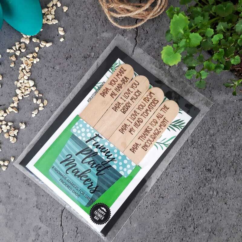 Plant markers, plant puns.  Funny plant marker for teachers, fathers, lovers, and more.