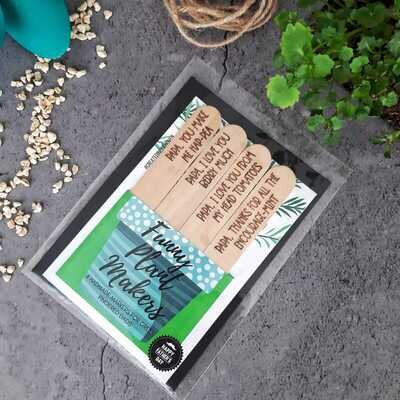Plant markers, plant puns. Funny plant marker for teachers, fathers, lovers, and more.