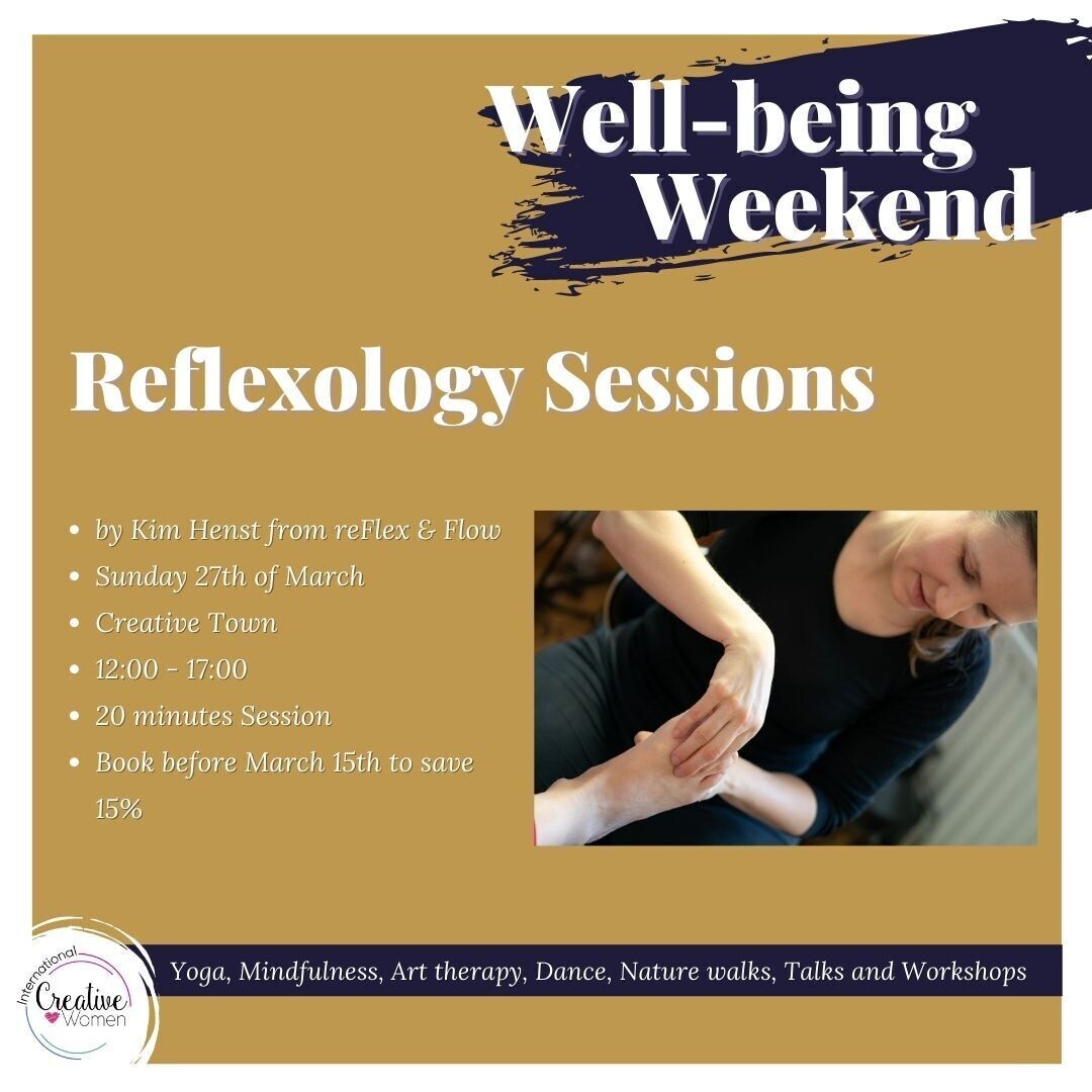 Reflexology Session, (Well-being weekend)