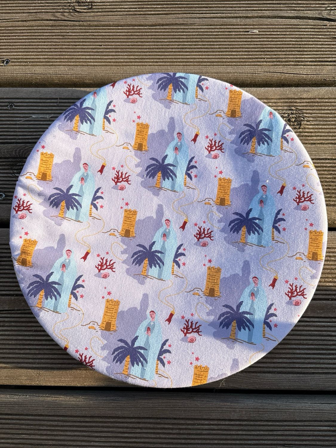 charlotte couvre plat tissu biologique taille L (26 cm)