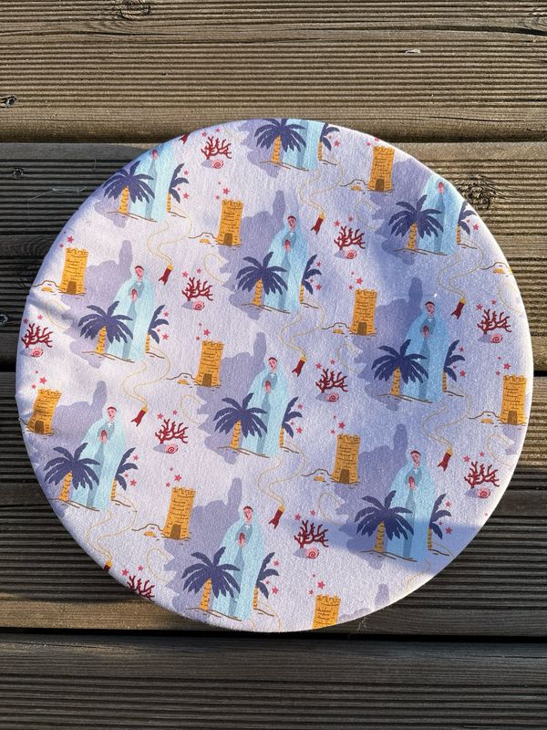 charlotte couvre plat tissu biologique taille L (26 cm)