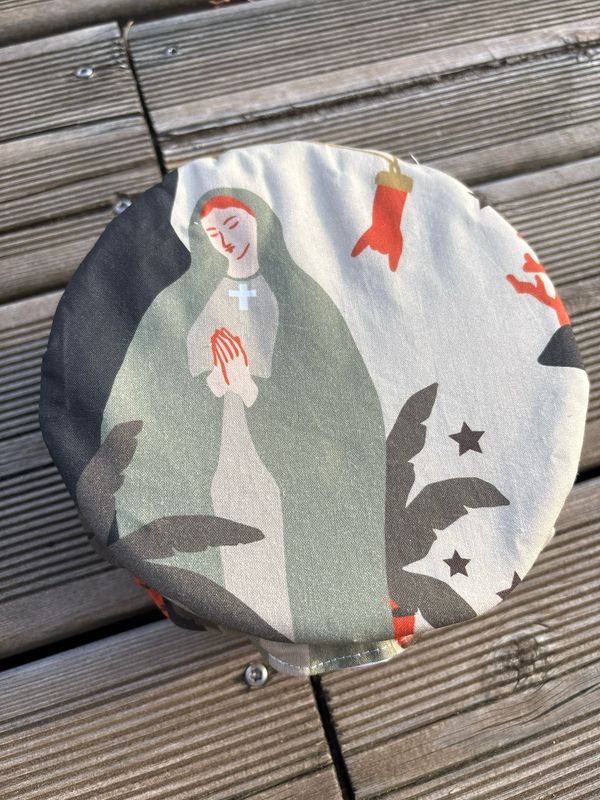 charlotte couvre plat tissu biologique taille s