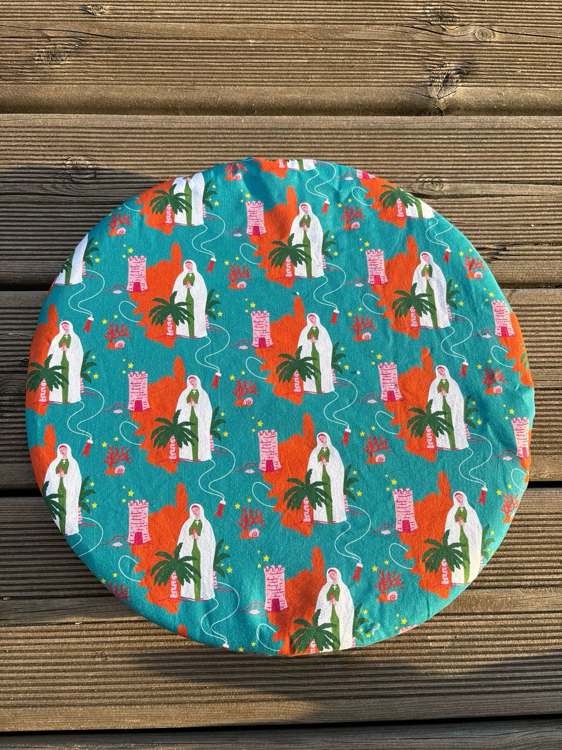 charlotte couvre plat tissu biologique plat tarte 32 cm
