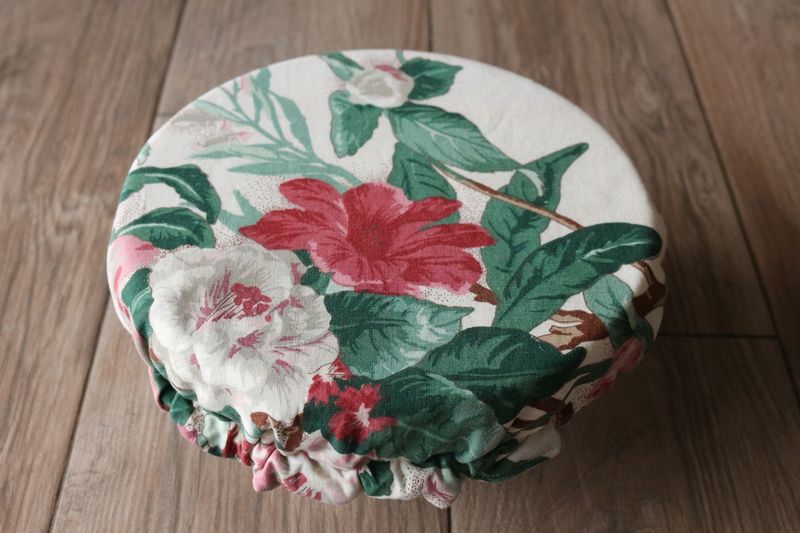 charlotte couvre plat tissu biologique M (diamètre  20cm)