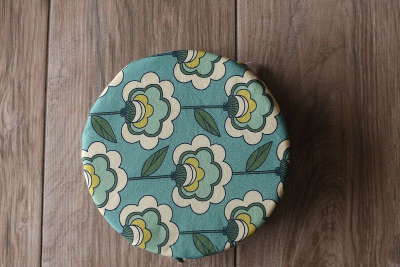 charlotte couvre plat tissu biologique taille s