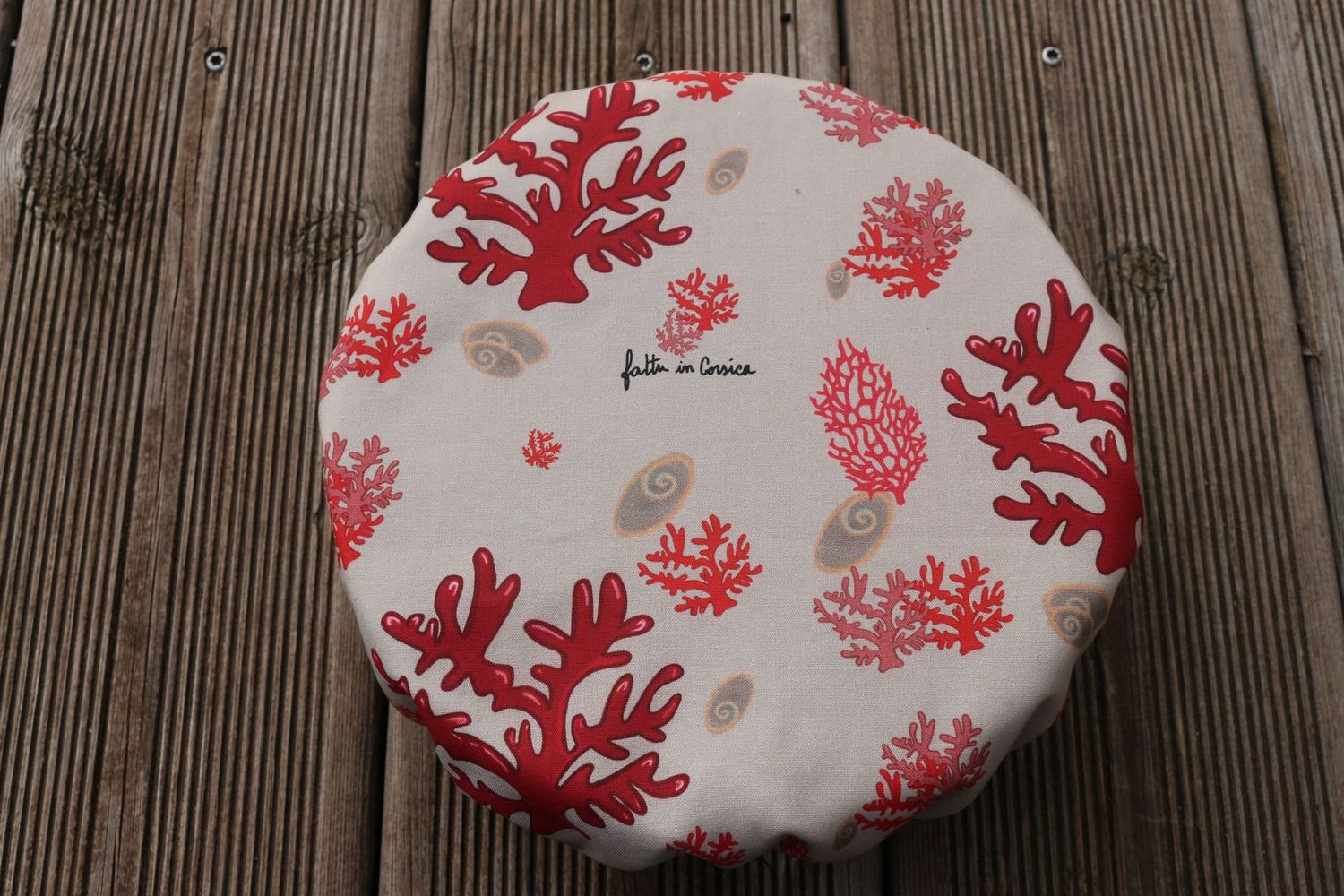 Charlotte couvre plat motif corse ( assiette 26 cm)