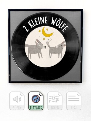 2 kleine Wölfe