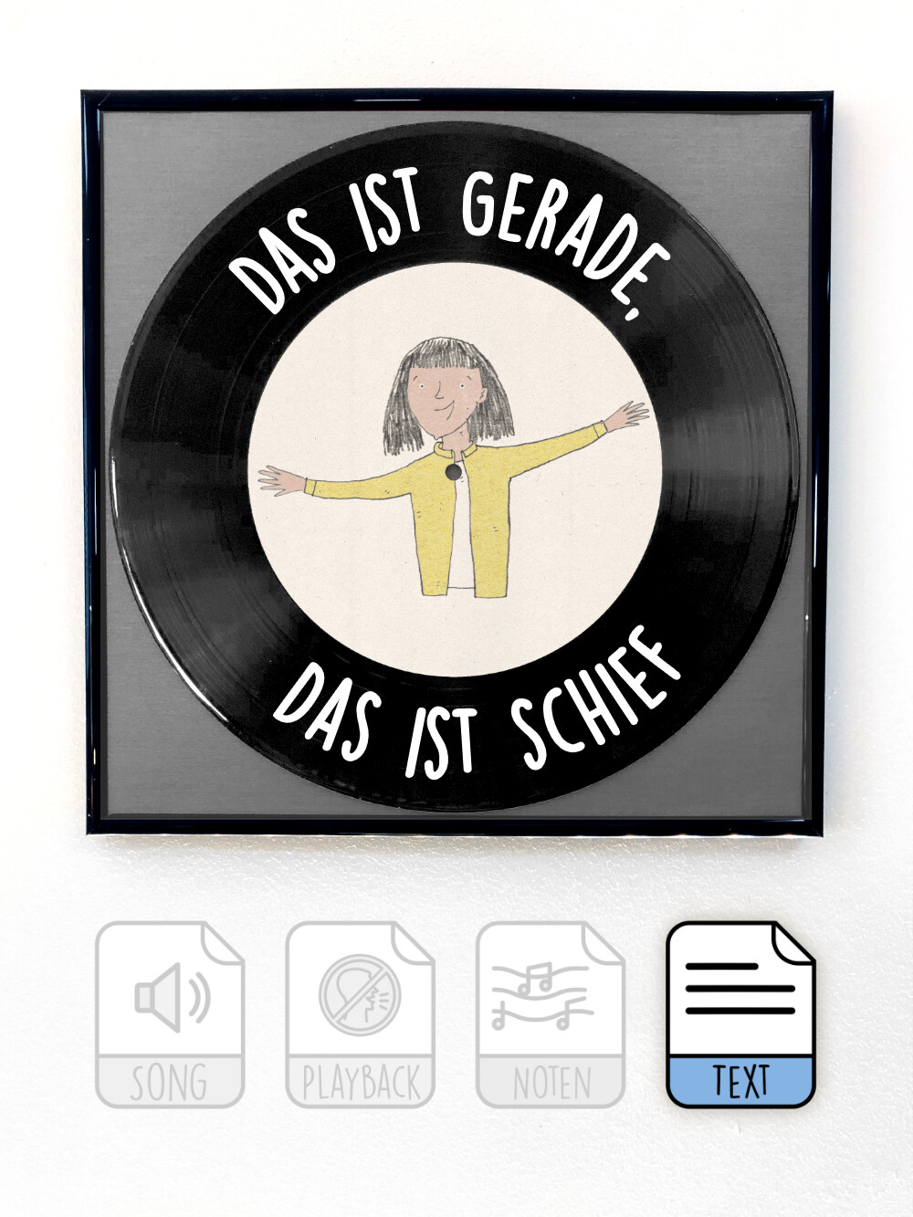 Das ist gerade, das ist schief