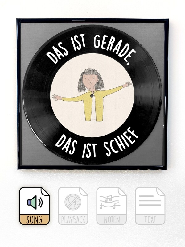 Das ist gerade, das ist schief