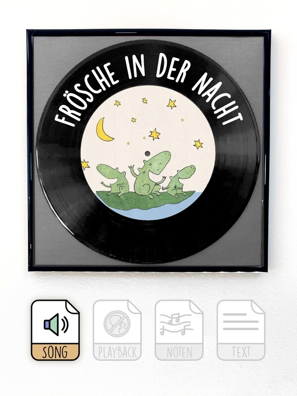 Frösche in der Nacht