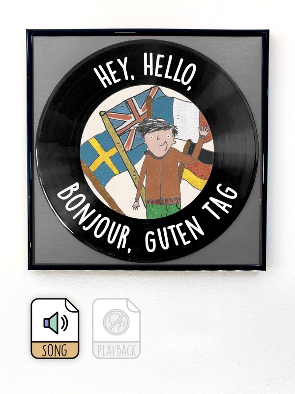 Hey Hello Bonjour Guten Tag