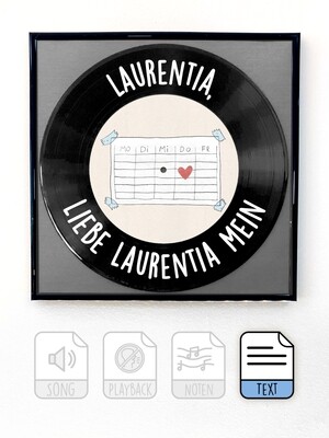 Laurentia, liebe Laurentia mein