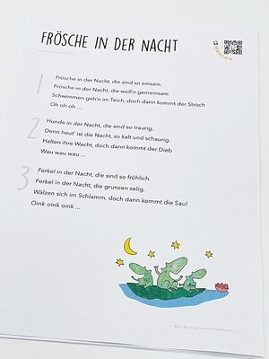 Frösche in der Nacht