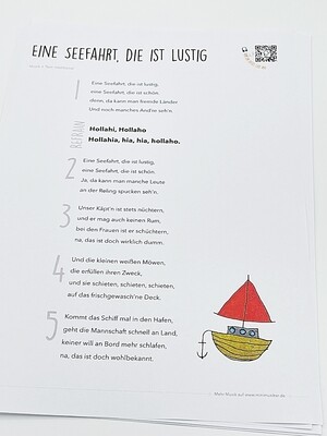 Eine Seefahrt die ist lustig