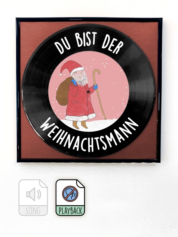 Du Bist Der Weihnachtsmann Stefan Pleß Noten Du bist der Weihnachtsmann |🎤Playback | minimusiker.de