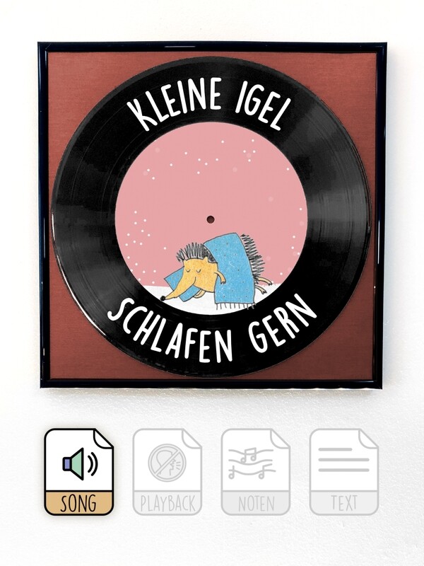 Kleine Igel schlafen gern