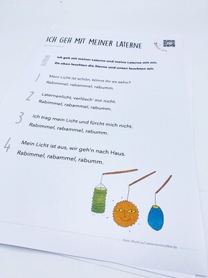 Ich geh mit meiner Laterne