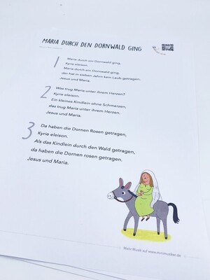 Maria durch den Dornwald ging