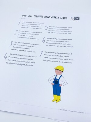 Wer will fleißige Handwerker sehen