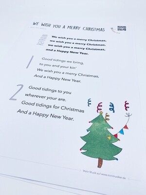 We wish you a merry Christmas