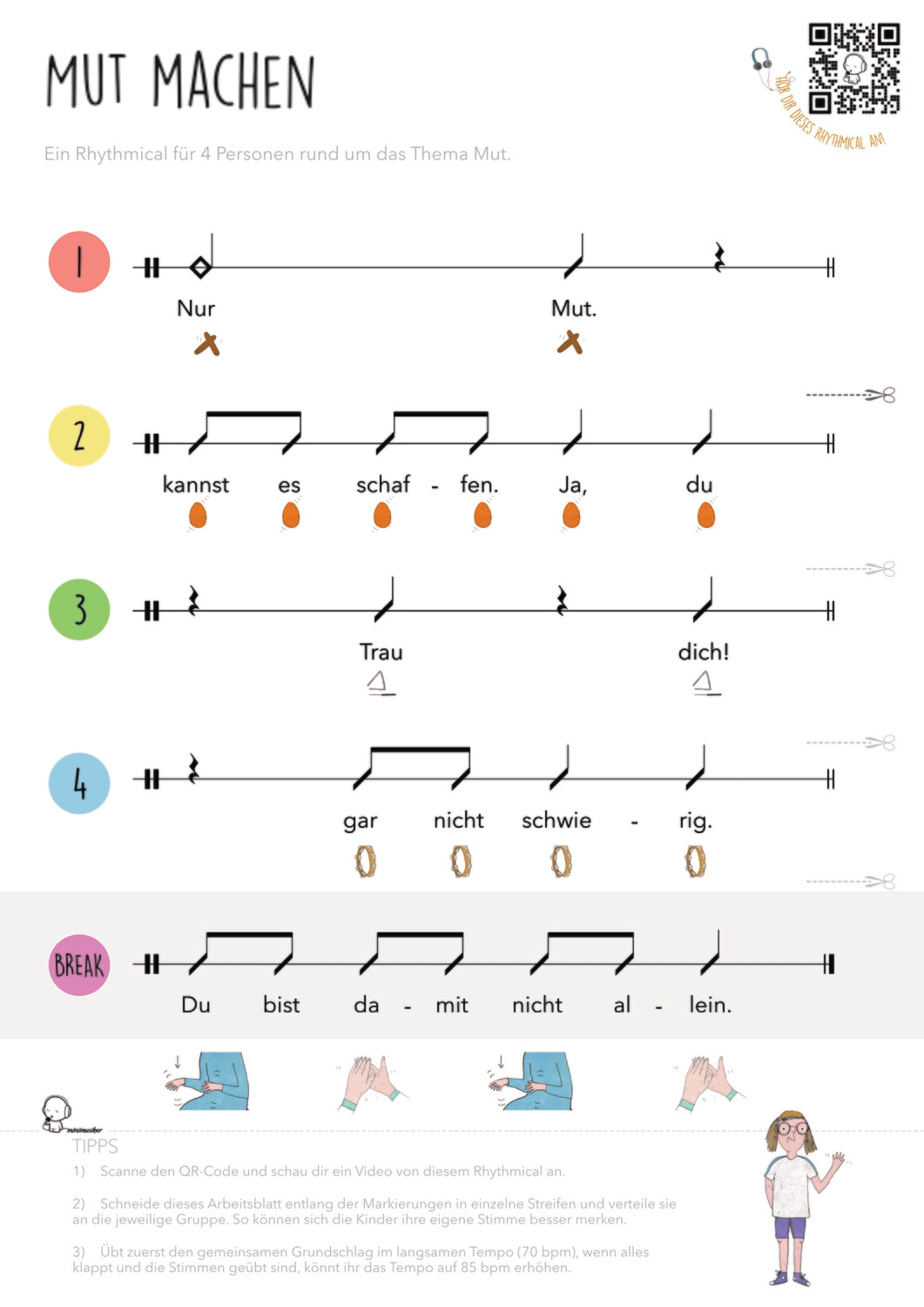 Rhythmical: Mut machen