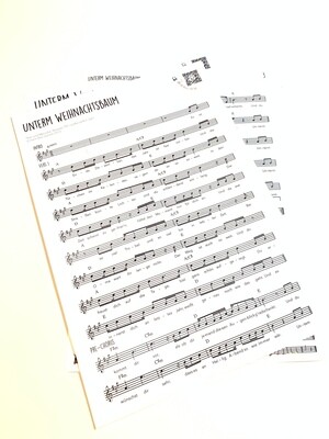 Songpaket: Unterm Weihnachtsbaum