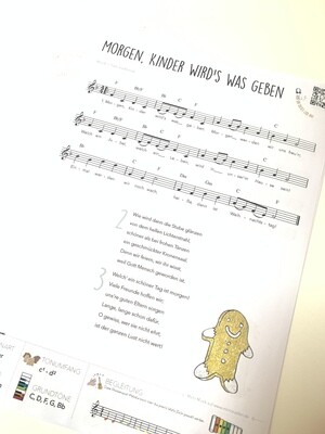 Morgen Kinder wird's was geben