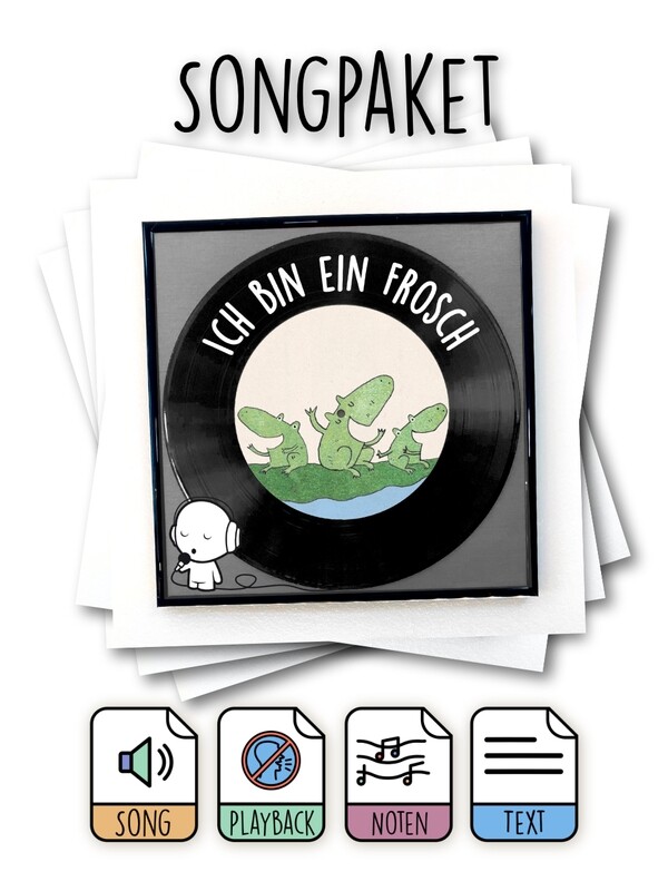 Songpaket: Ich bin ein Frosch