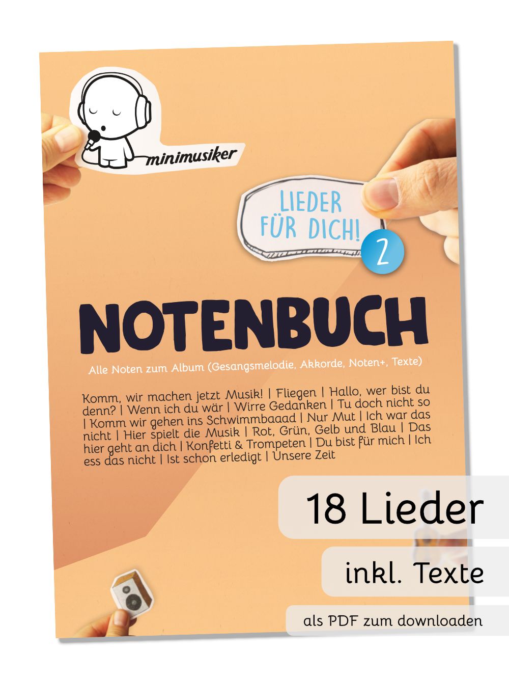 Notenbuch: Lieder für dich! 2