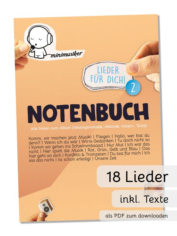 Notenbuch: Lieder für dich! 2
