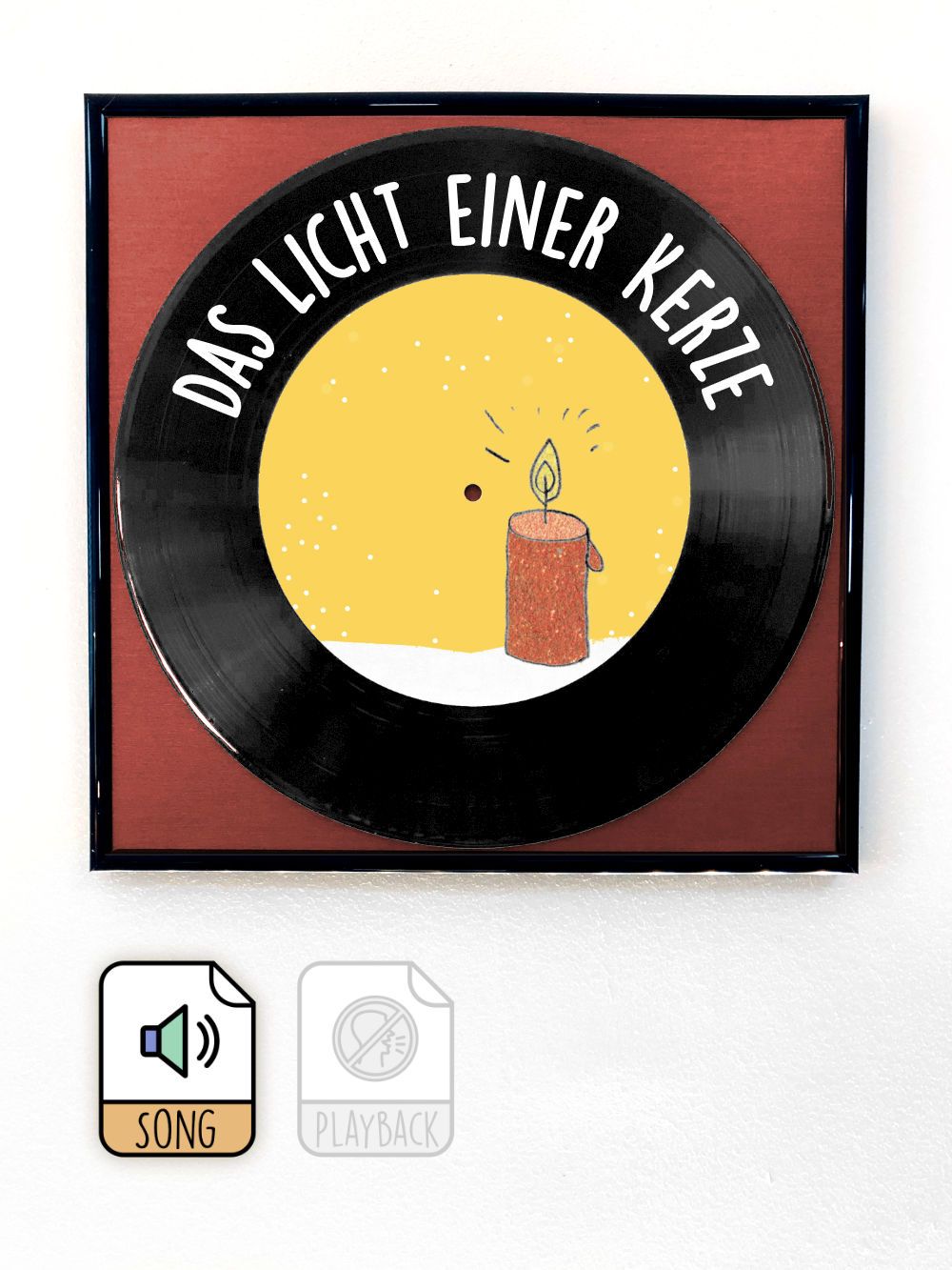 Das Licht einer Kerze