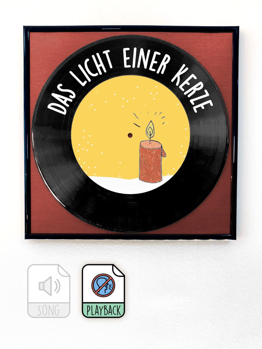 Das Licht einer Kerze