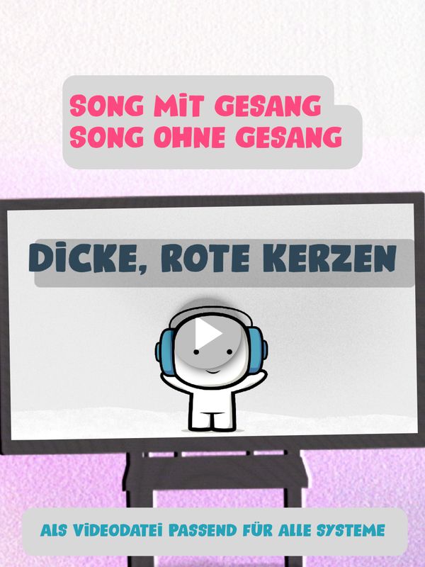 Dicke rote Kerzen