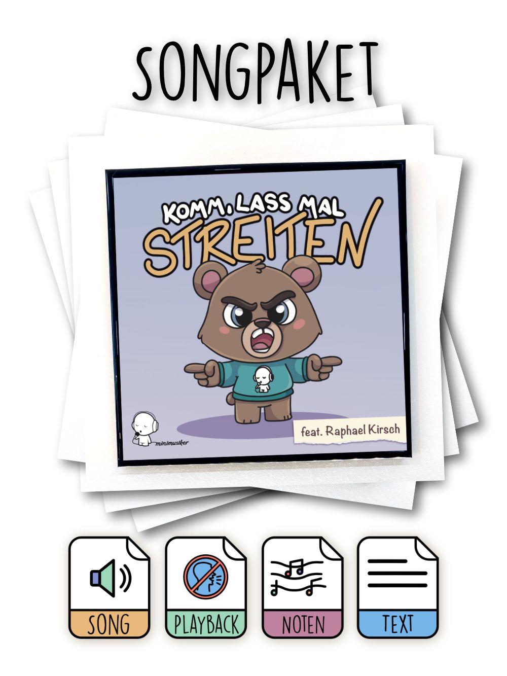 Songpaket: Komm, lass mal streiten!