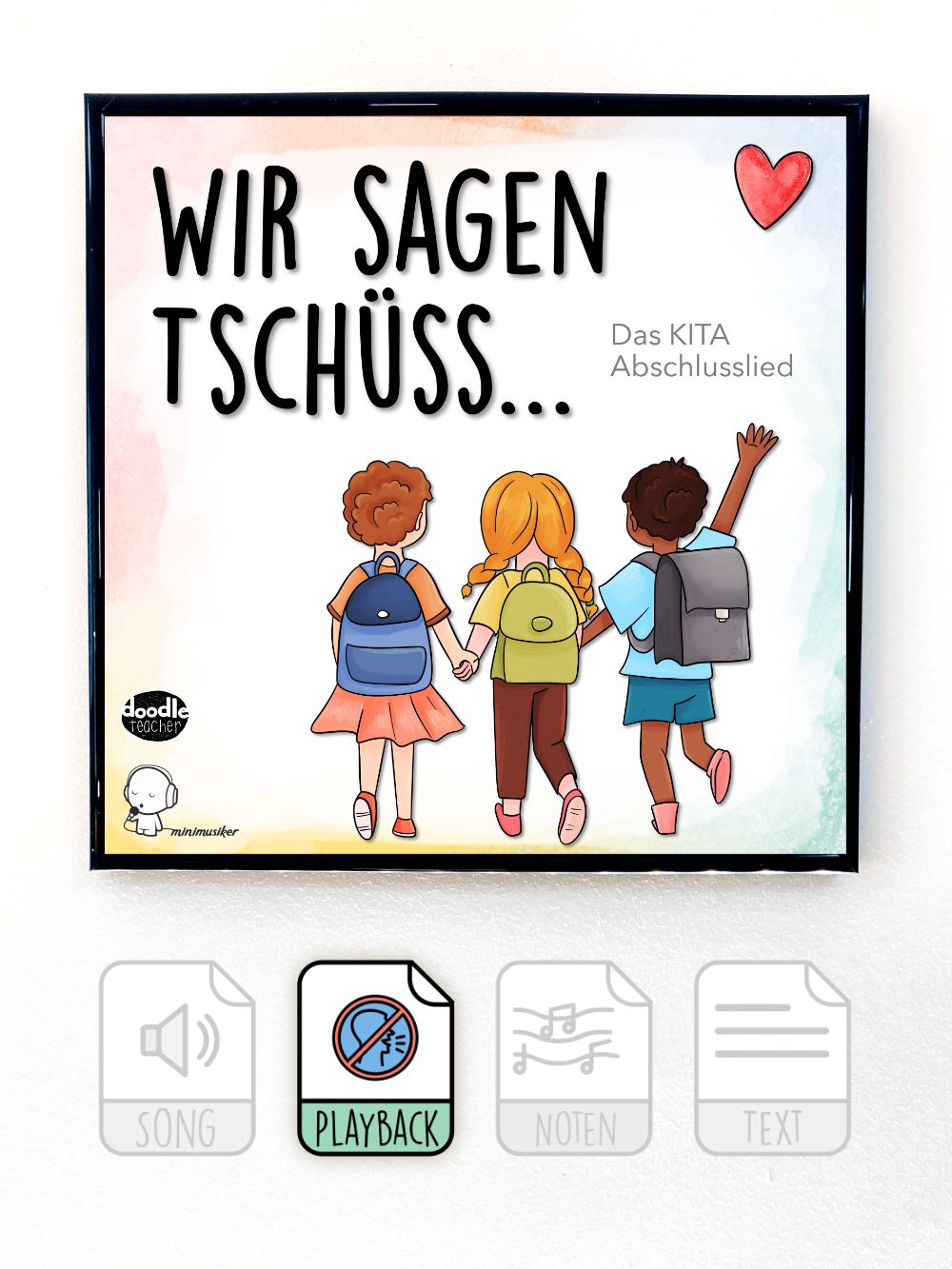 Wir sagen Tschüss... (Verabschiedung KiTa)